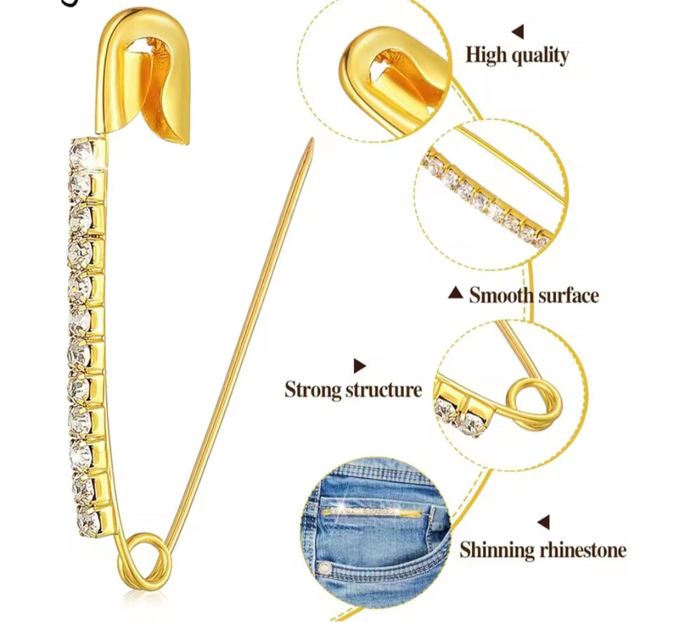 Gold pins