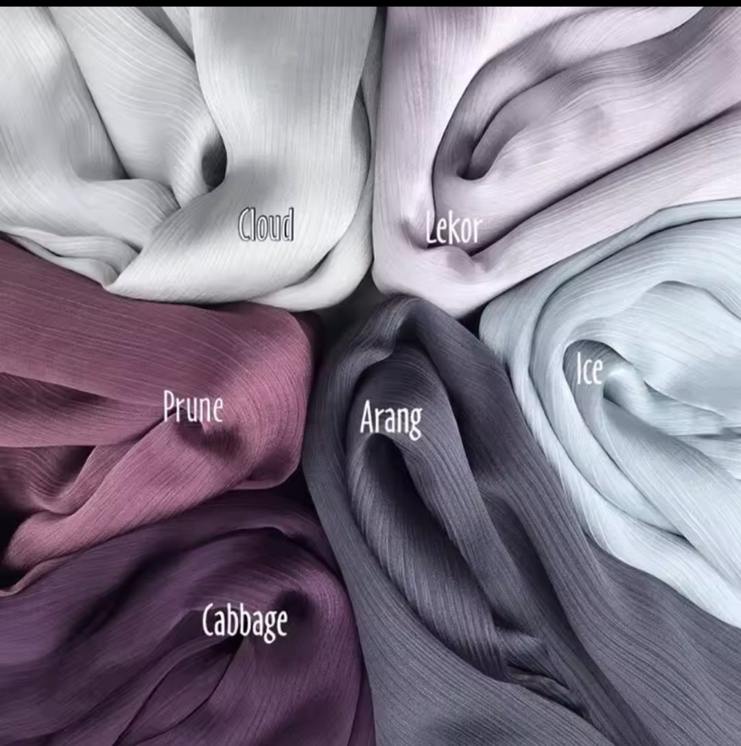 Chiffon lightweight scarf