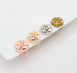 Rose shaped anti snag magnets 1 pair