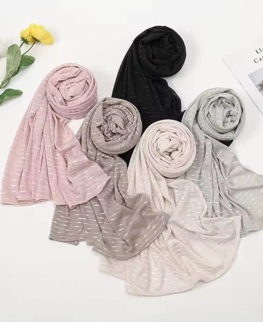 Soft stretch scarf