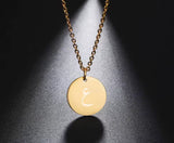 Arabic initial on round circle chain